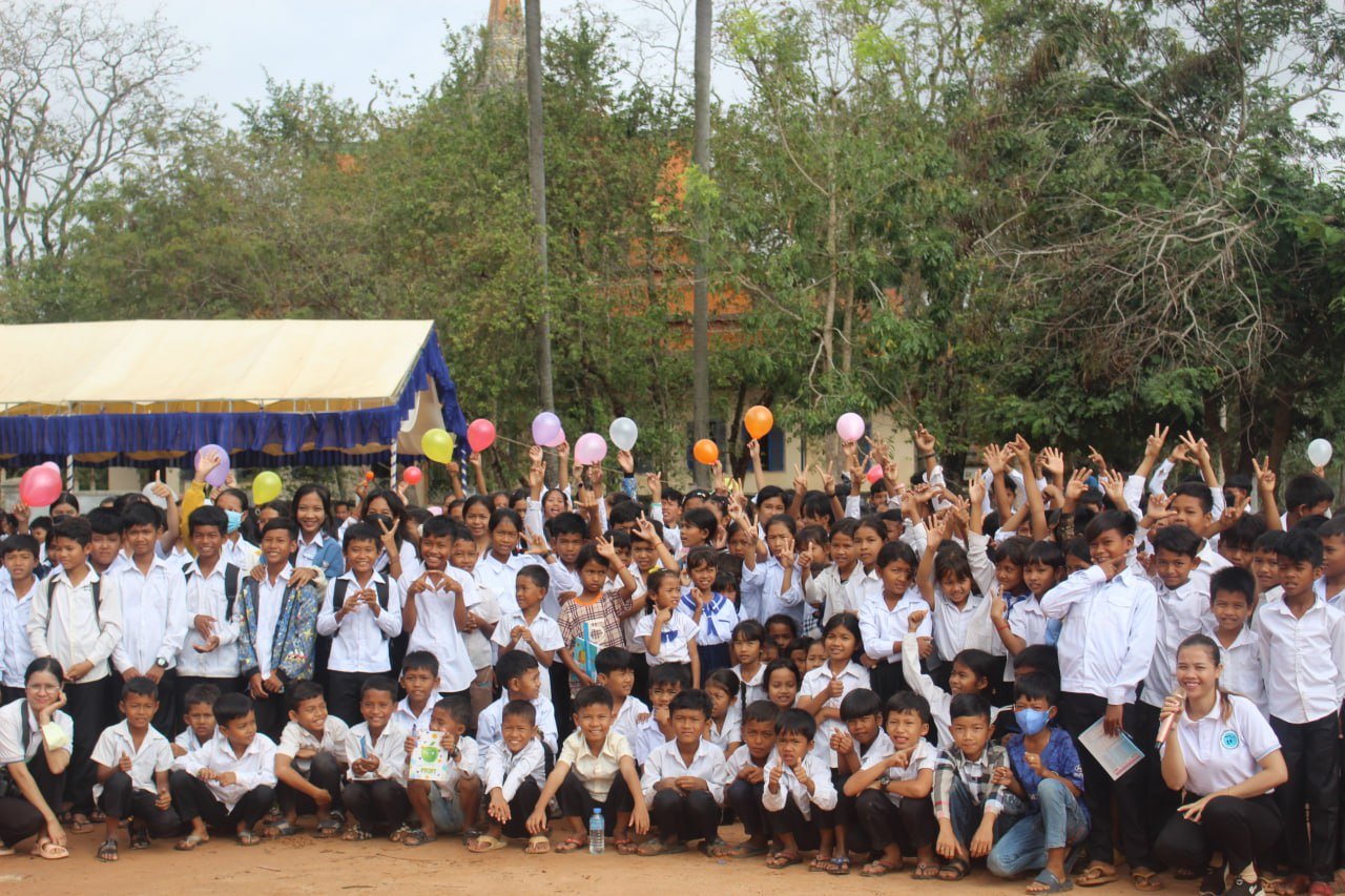 Annual party for children in Chhuk district, Kampot province organized by COCD team under Holt International for Child Education Support Project 2023